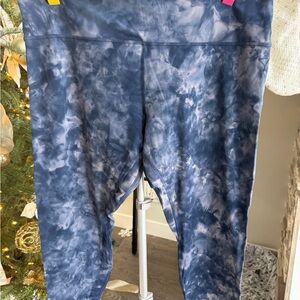 lululemon athletica Blue Patterned Leggings